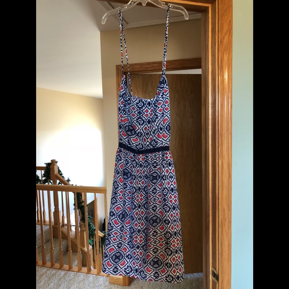 Three Pink Hearts Patterned Dress